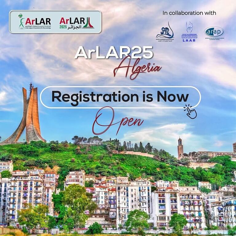 Congrès Pan-Arabe de Rhumatologie, Alger 2025 !