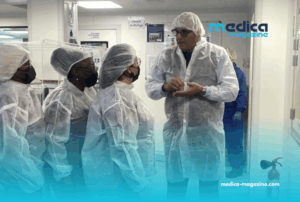 Une délégation officielle d’Angola en visite au site de production de Vitalcare