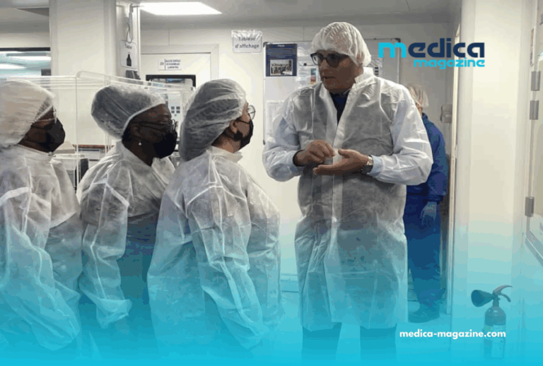 Une délégation officielle d’Angola en visite au site de production de Vitalcare
